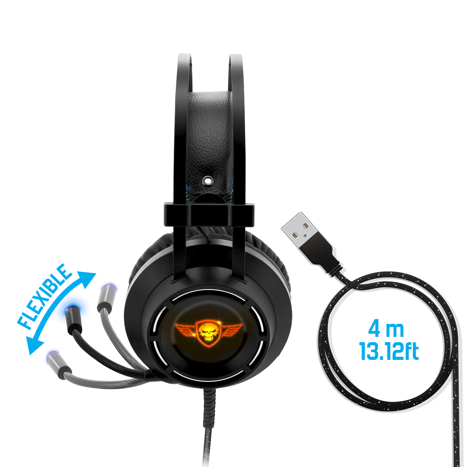Casti Audio Gaming Spirit of Gamer Microfon si Jack 3.5mm Negru thumb
