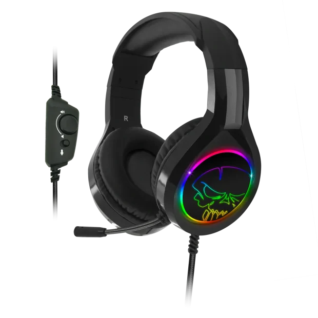 Casti Audio Gaming Spirit of Gamer Pro-H8 RGB pentru PS4/Xbox/Nintendo MIC-PH8 Microfon si Jack 3.5mm Multicolor