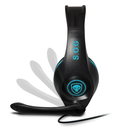 Casti Audio Gaming Spirit of Gamer Pro-SH5 pentru PS4  Microfon si Jack 3.5mm Albastru