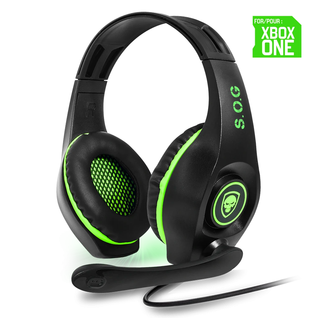 Casti Audio Gaming Spirit of Gamer Pro-XH5 pentru Xbox One Microfon si Jack 3.5mm Verde thumb