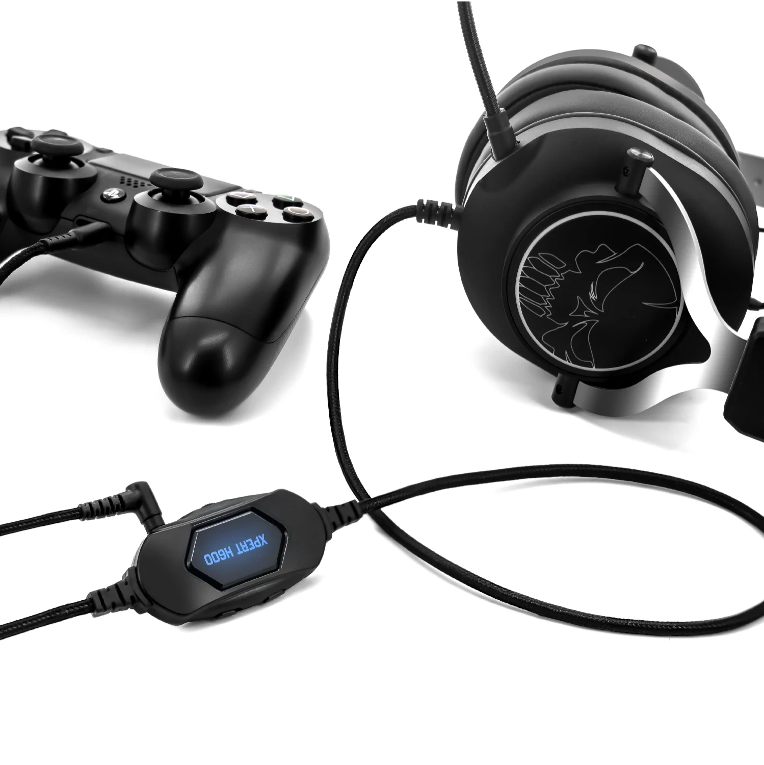 Casti Gaming Audio Spirit of Gamer Xpert-H600 RGB Helmet Virtual 7.1 Output Usb Negru thumb