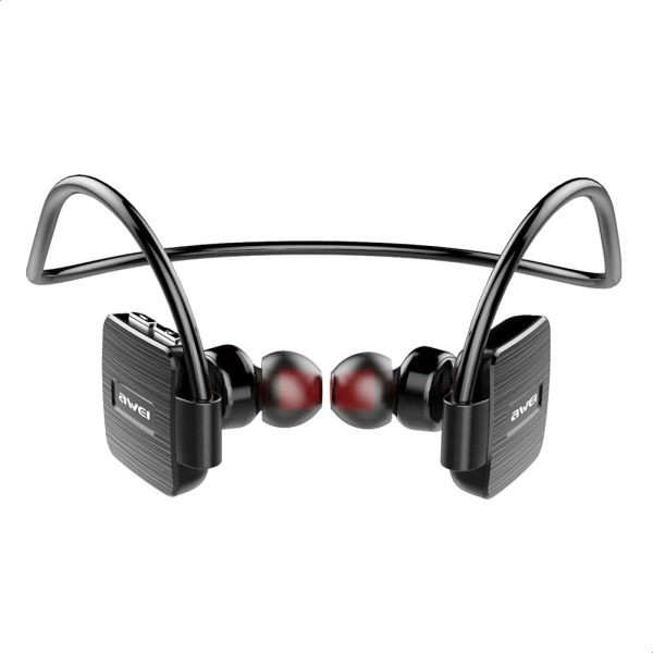 Casti Bluetooth Awei Neckband Sport Wireless Negru thumb