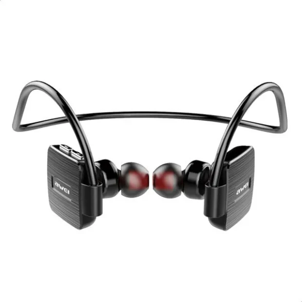 Casti Bluetooth Awei Neckband Sport Wireless Negru