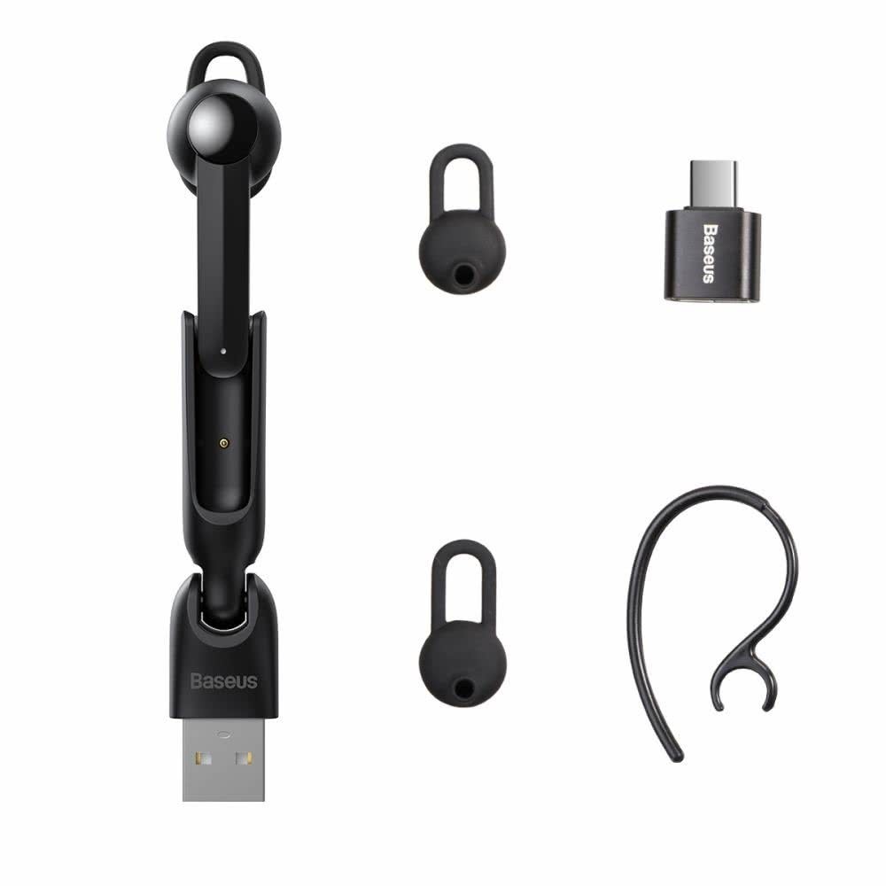 Casca Bluetooth Baseus Encok Sports  Wireless BT 5.0 Negru thumb