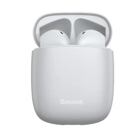 Casti Bluetooth Baseus TWS W04 Pro  True Wireless BT 5.0 Alb