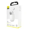 Casti Bluetooth Baseus TWS W04 Pro  True Wireless BT 5.0 Alb