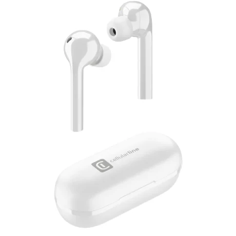 Casti Bluetooth Cellularline True Wireless Alb