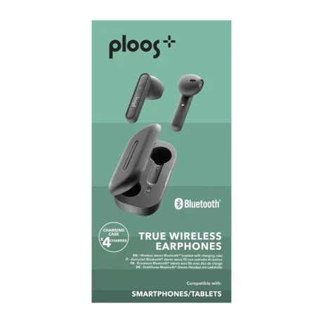 Casti Bluetooth Cellularline Ploos True Wireless Negru