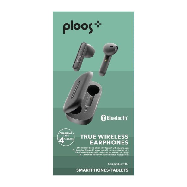 Casti Bluetooth Cellularline Ploos True Wireless Negru - Contakt.ro