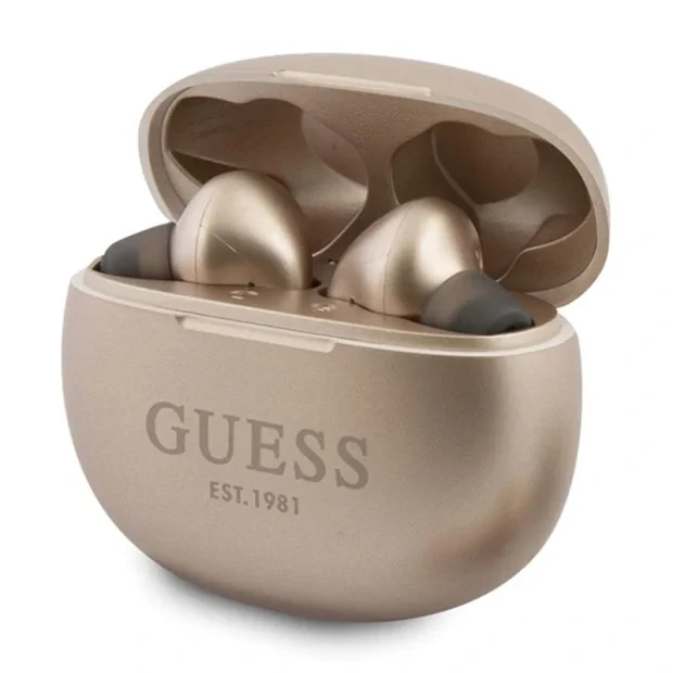 Casti Bluetooth Guess True Wireless BT 5.0 Gold
