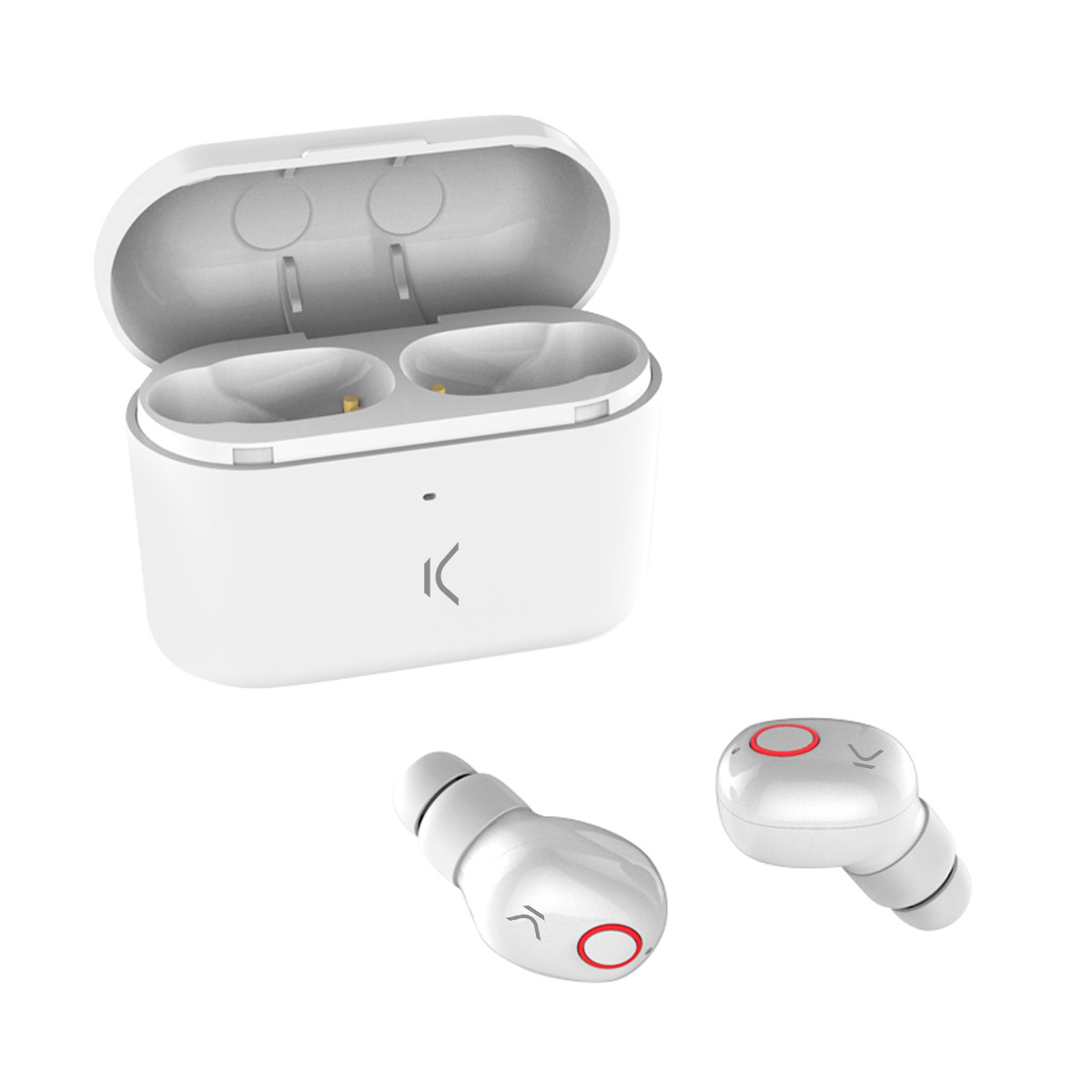 Casti Bluetooth Ksix Free Pods True Wireless BT 5.0 Alb thumb