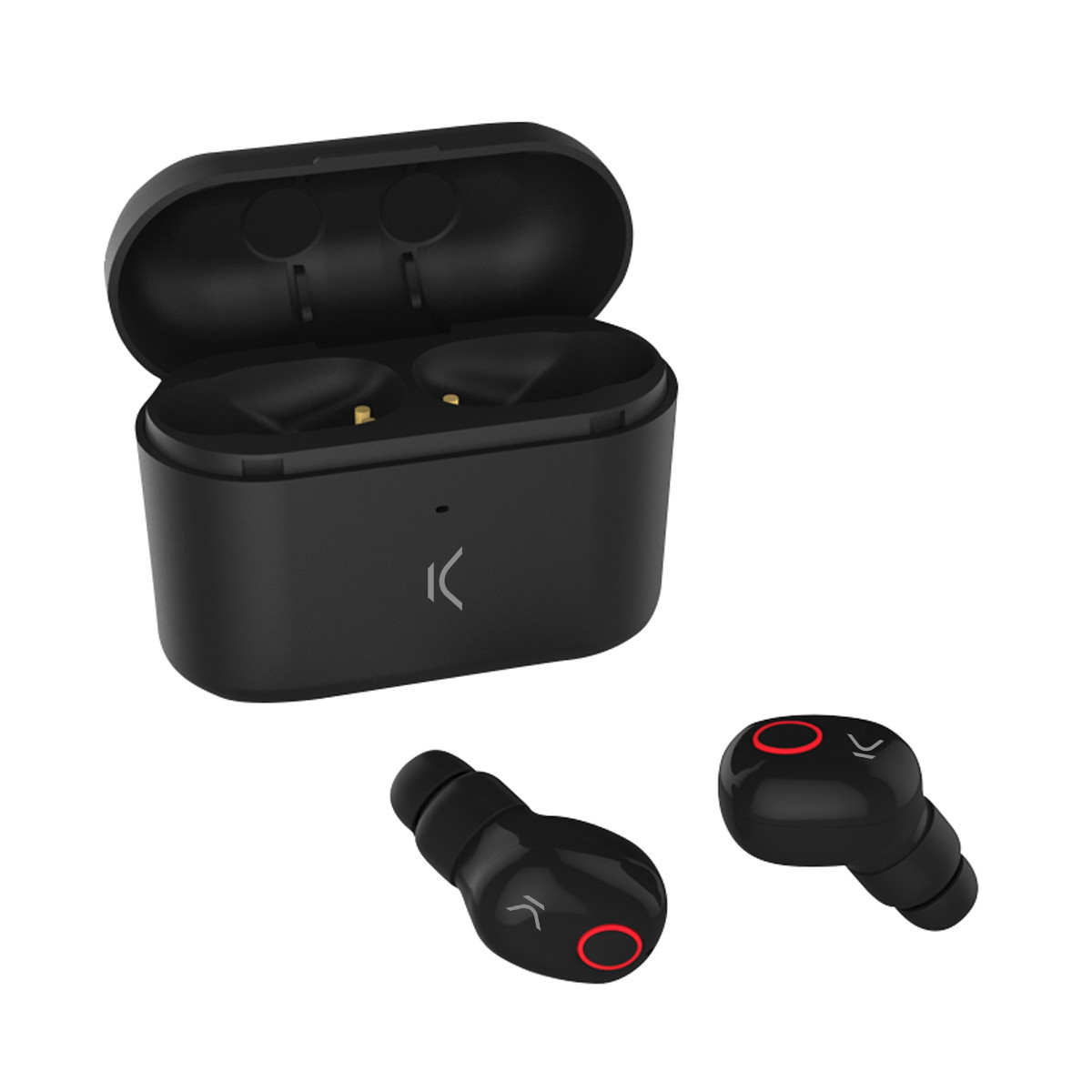 Casti Bluetooth Ksix Free Pods True Wireless BT 5.0 Negru thumb
