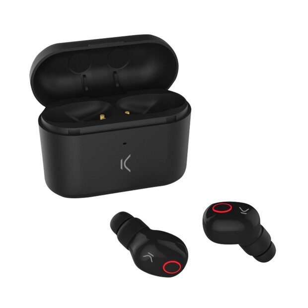Casti Bluetooth Ksix Free Pods True Wireless BT 5.0 Negru