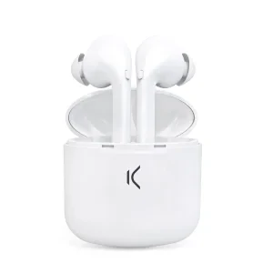 Casti Bluetooth Ksix True Pods True Wireless BT 5.0 Alb