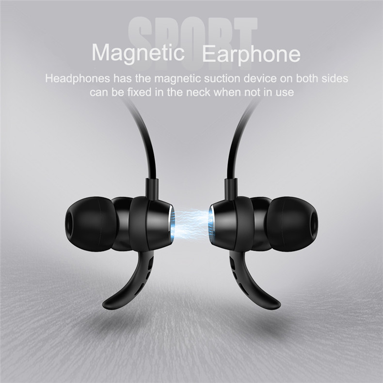 Casti Bluetooth Negru Hoco ES11 thumb