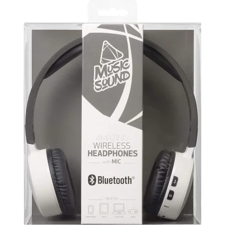 Casti Bluetooth Cellularline BTMUSICSOUND20181 Microfon Alb