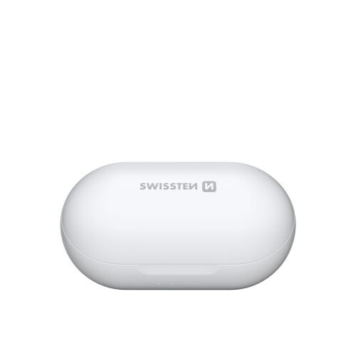 Casti Bluetooth Swissten TWS Stonebuds BT 5.0 Alb thumb