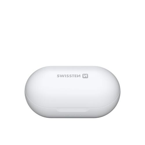 Casti Bluetooth Swissten TWS Stonebuds BT 5.0 Alb thumb