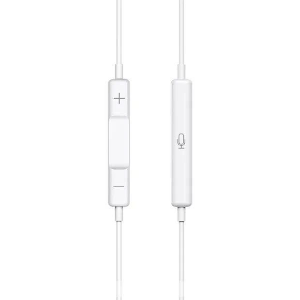 Casti Cu Fir Borofone BM27 Microfon Cu Type C 1.2M Alb