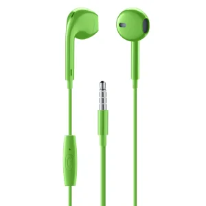 Casti cu Fir Cellularline Capsule Microfon Jack 3.5mm Verde