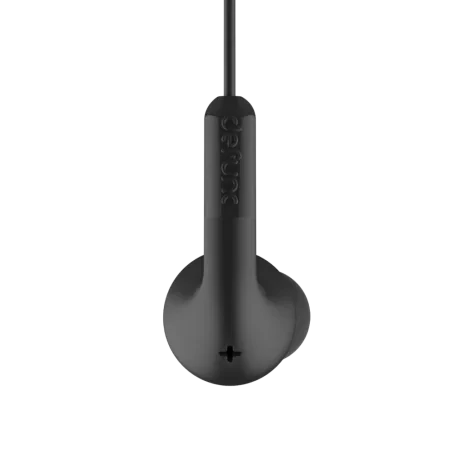 Casti cu Fir DeFunc Basic Music Microfon Jack 3.5mm Negru