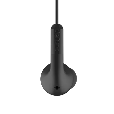 Casti cu Fir DeFunc Go Music KP Microfon Jack 3.5mm Negru