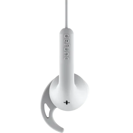 Casti cu Fir DeFunc Go Sport Microfon Jack 3.5mm Alb