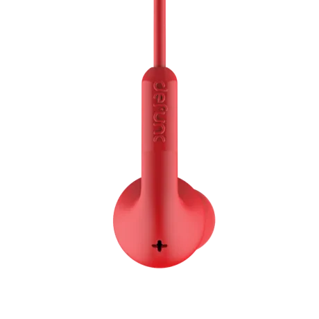 Casti cu Fir DeFunc + Music Microfon Jack 3.5mm BT 4.0 Rosu
