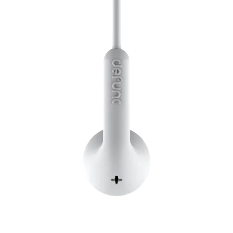 Casti cu Fir DeFunc +Talk Microfon Jack 3.5mm Alb