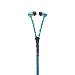 Casti tip fermoar in-ear Forever, jack 3.5mm, Albastru