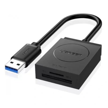 Cititor de Carduri Ugreen 2in1 Usb 3.0 Negru