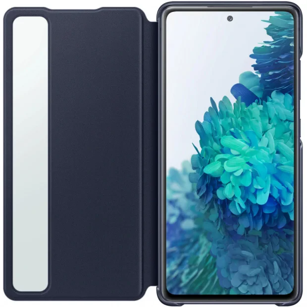 Husa Flip Clear View Samsung pentru Samsung Galaxy S20 FE Navy