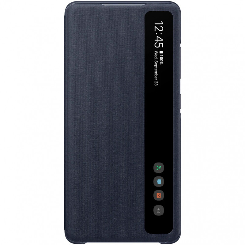 Husa Flip Clear View Samsung pentru Samsung Galaxy S20 FE Navy thumb