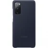 Husa Flip Clear View Samsung pentru Samsung Galaxy S20 FE Navy