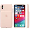 Husa Cover Silicone Apple Smart Battery pentru iPhone XS Max Pink Sand