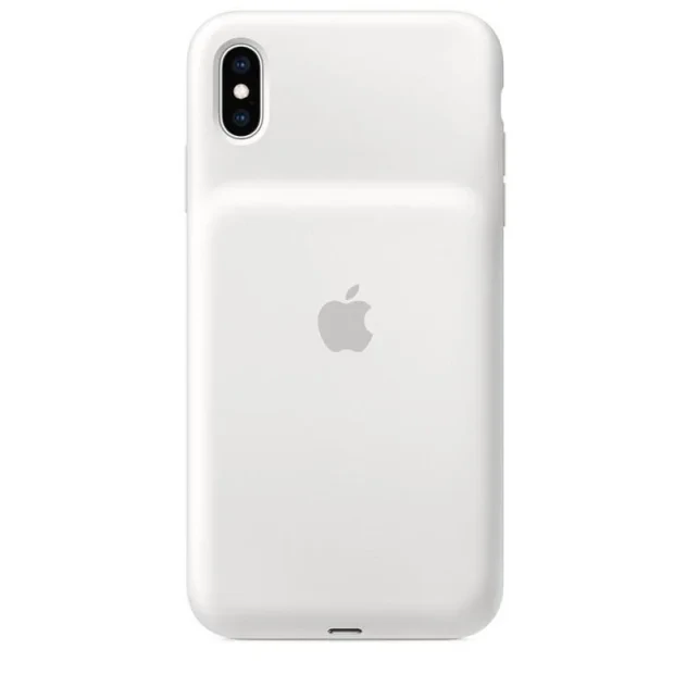 Husa Cover Silicone Apple Smart Battery pentru iPhone X/XS White