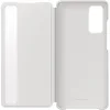 Husa Flip Clear View Samsung pentru Samsung Galaxy S20 FE White