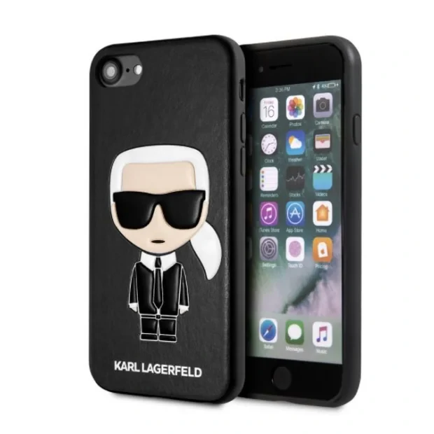 Husa Cover Karl Lagerfeld Full Body Iconic pentru iPhone 7/8/SE 2 Black