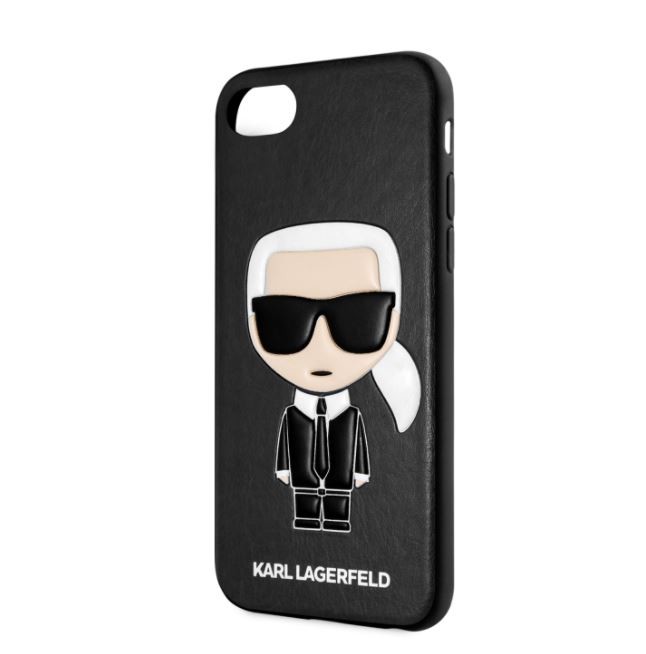 Husa Cover Karl Lagerfeld Full Body Iconic pentru iPhone 7/8/SE 2 Black thumb