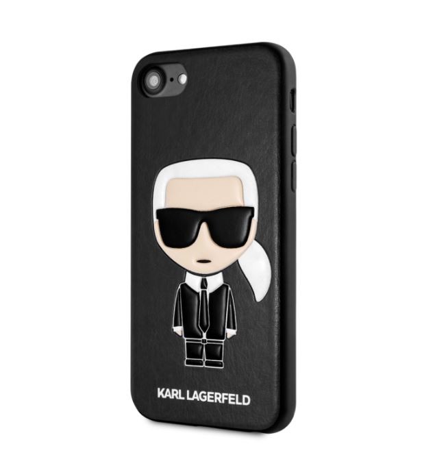 Husa Cover Karl Lagerfeld Full Body Iconic pentru iPhone 7/8/SE 2 Black thumb