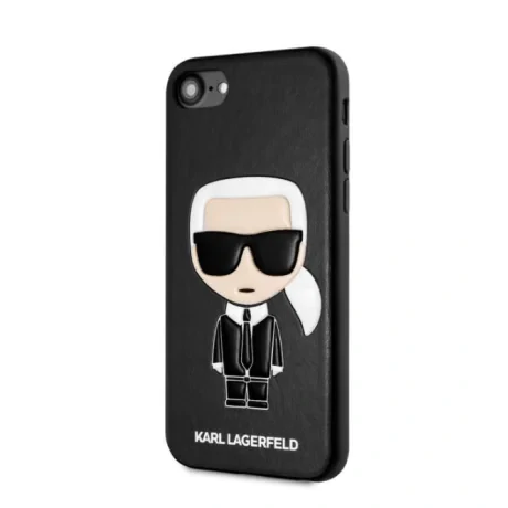 Husa Cover Karl Lagerfeld Full Body Iconic pentru iPhone 7/8/SE 2 Black