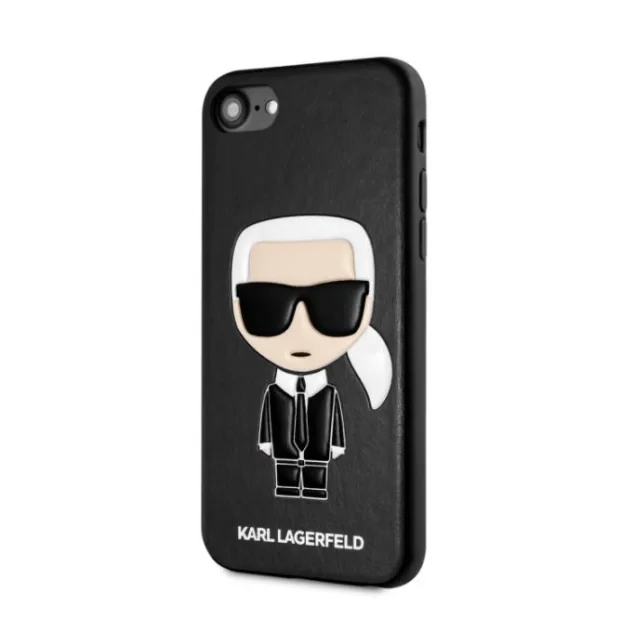 Husa Cover Karl Lagerfeld Full Body Iconic pentru iPhone 7/8/SE 2 Black