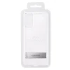 Husa Cover Hard Standing Cover pentru Samsung Galaxy S20 FE, Clear