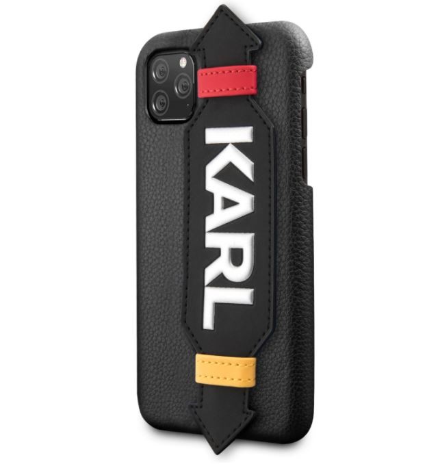 Husa Cover Karl Lagerfeld Strap pentru iPhone 11 Pro Max Black thumb
