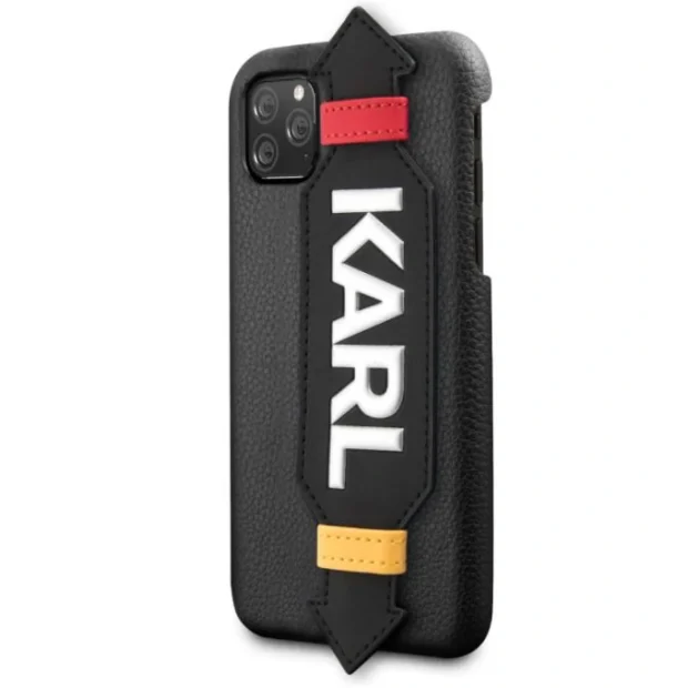 Husa Cover Karl Lagerfeld Strap pentru iPhone 11 Pro Max Black