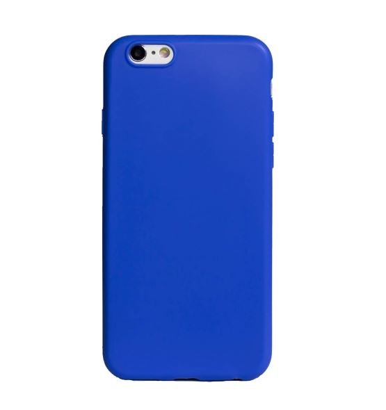 Husa Silicon Slim pentru iPhone 6/6S Albastru Mat thumb