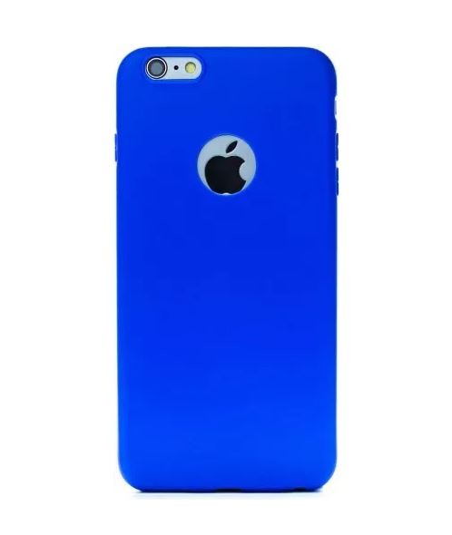 Husa Silicon iPhone 6 Plus  Albastru Mat thumb