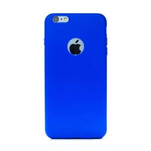 Husa Silicon iPhone 6 Plus  Albastru Mat