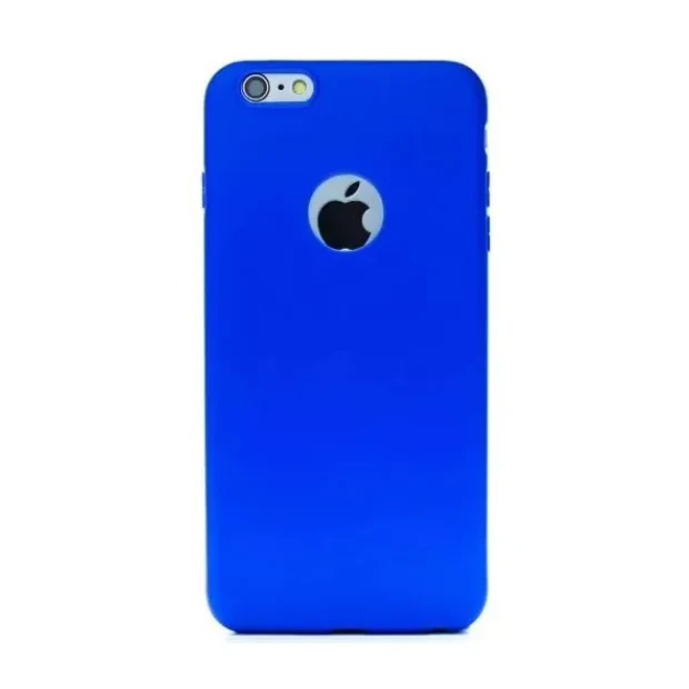 Husa Silicon iPhone 6 Plus  Albastru Mat