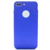 Husa Silicon Slim pentru iPhone 7/8 Plus Albastru Mat